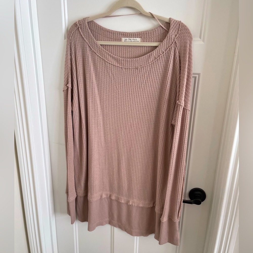 Free People thermal tunic top